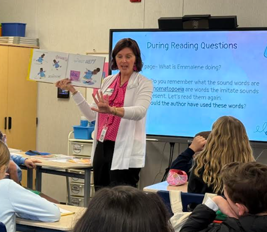 negaresa's tweet photo. ELA Specialist &amp; Let’s Read Georgia coach Jen Harper kicked off the Lit, Love, Read Campaign by reading with K &amp; 4th grade students at Lake Oconee Academy. Sparking joy, building language, and thinking about author, context &amp; purpose one story at a time. 📚✨ https://t.co/B24vLJRJZR
