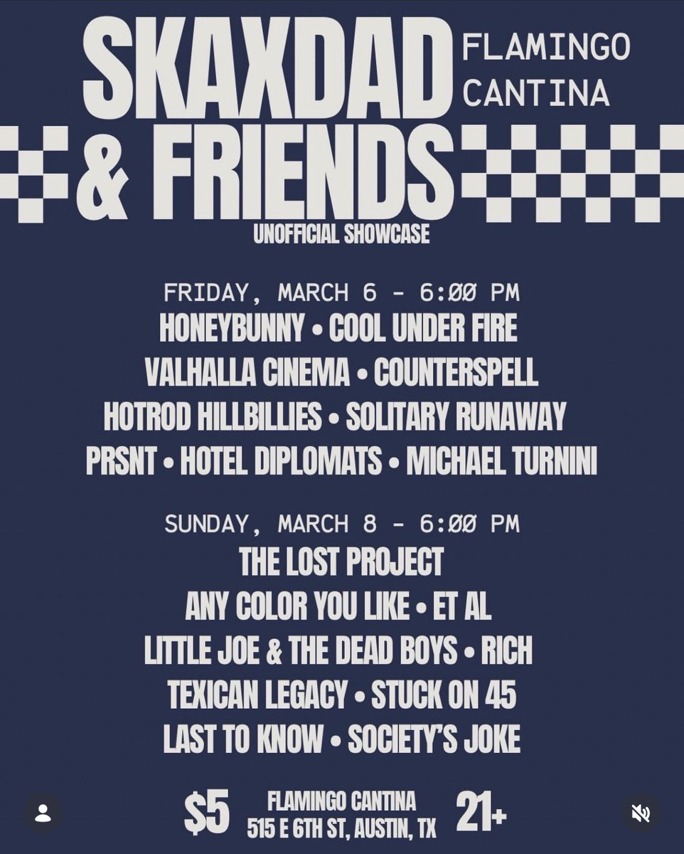 We’re back Austin! Come move and groove with us at <a href="/flamingocantina/">Flamingo Cantina</a> Friday, March 6th alongside a bevy of great bands and brought to you by <a href="/skaxdad/">jacob</a> . Let us get your weekend started right! 

#HotelDiplomats #weareallhoteldiplomats #austinmusic #flamingocantina #livemusic