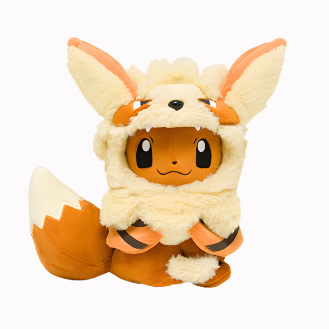 When in Okinawa, Eevee decides it’s an Arcanine now 🌺🔥 
#Pokemon #PokemonCenter #Eevee