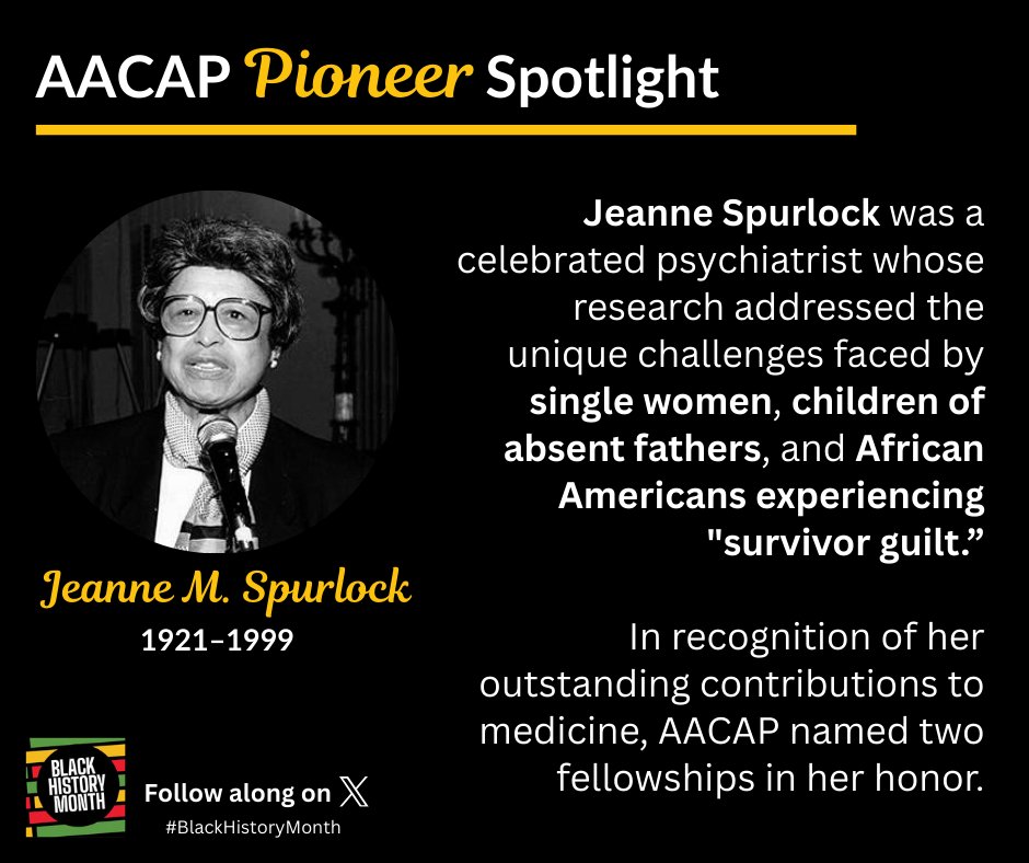 For Dr. Jeanne Spurlock, the practice of medicine demanded empathy and care. Her contributions were diverse &amp; groundbreaking, and she is recognized as paving the way for women in #STEM fields. 
bit.ly/4kxcJYS #BlackHistoryMonth