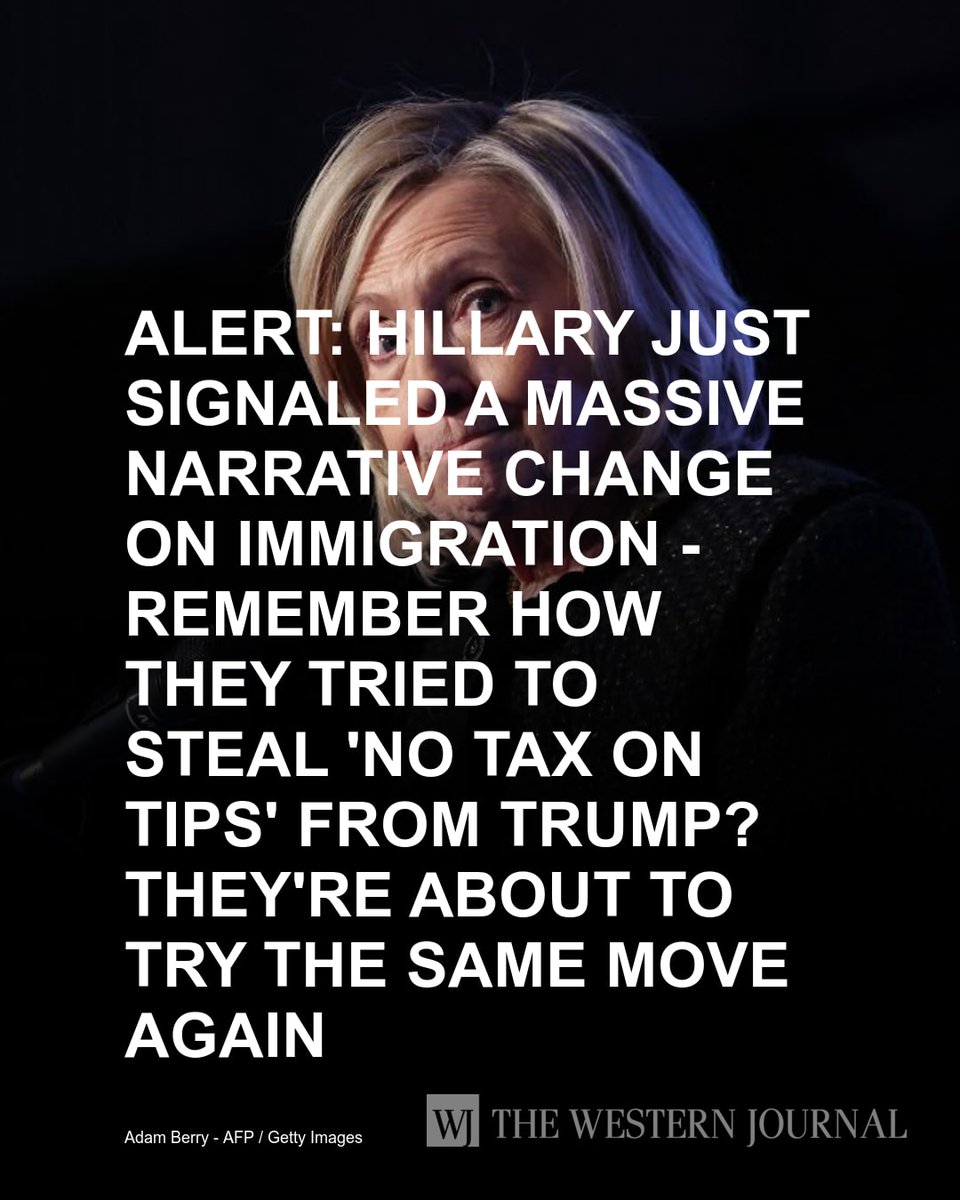 WesternJournalX's tweet image. It's happening again: a Democrat pivot on a critical issue, this one the border. And while it's not from a candidate, at least in 2028, it represents a new tone. Appearing at the Munich Security Conference over the weekend, Hillary Clinton floated a… w-j.co/s/a8dce