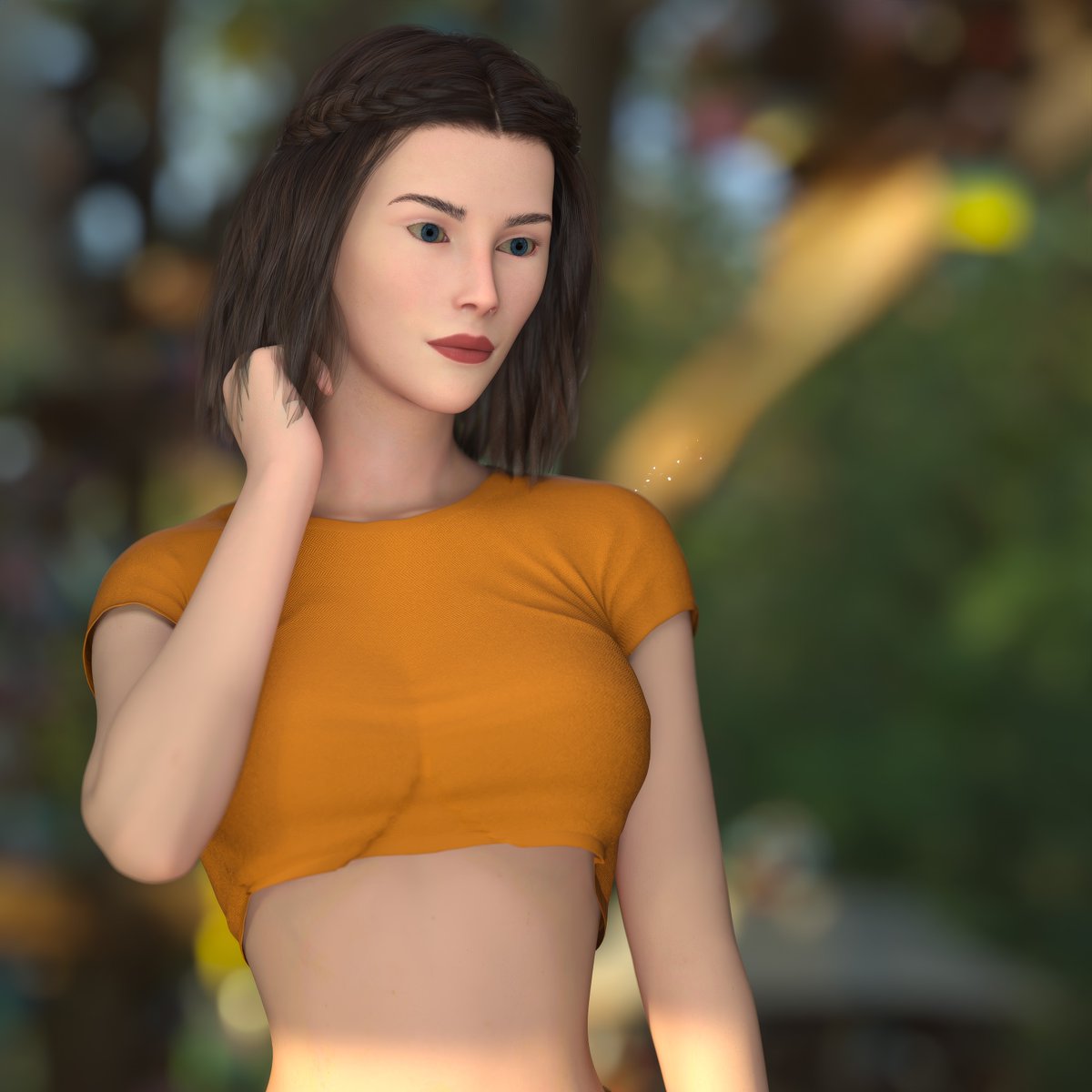 DigitalDrapery's tweet photo. I showed this to a friend and they asked which game she's from
she isn't
weird how the brain accepts a face as a memory before it accepts it as a render
#3DArt #Daz3D #Genesis8 #VirtualHuman #IndieDev #GameDev #VisualNovel #CharacterDesign #CGI #dazstudio https://t.co/aqICJksCCi