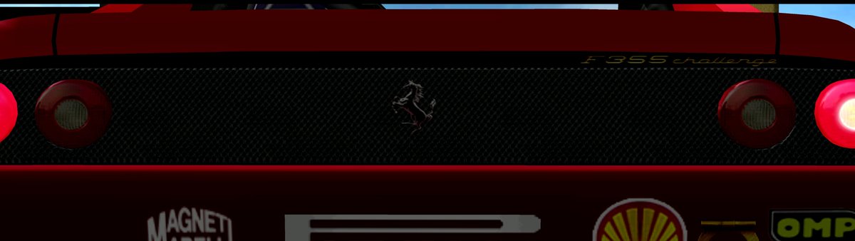 LCDR8bit's tweet image. F355 チャレンジ（ドリームキャスト 1999年）を #flycast で5Kウルトラワイド化してみた（5120x1440）
 かなり破綻するから静止画でいいところだけ
#dreamcast #F355Challenge