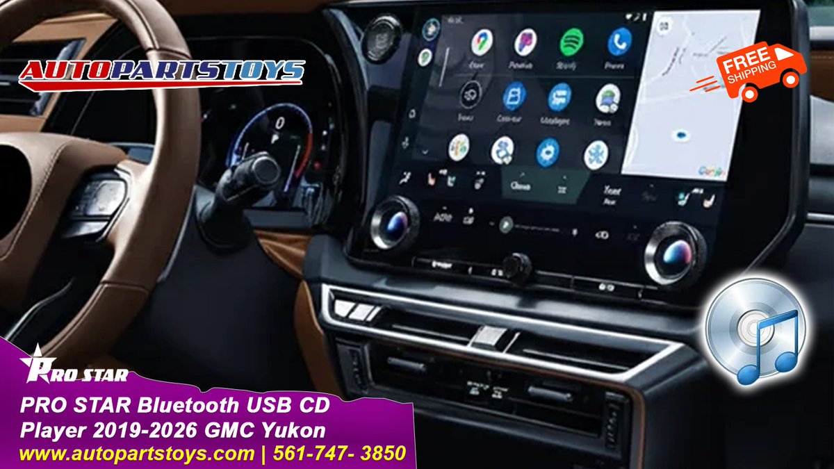 autopartstoys's tweet image. Introducing the PRO STAR Bluetooth/USB CD Player. Designed for 2019-2026 Yukon models. Modern tech, classic sound.

📞 561-747-3850

#GMC #Yukon #CarTech #CDs #RoadTrip