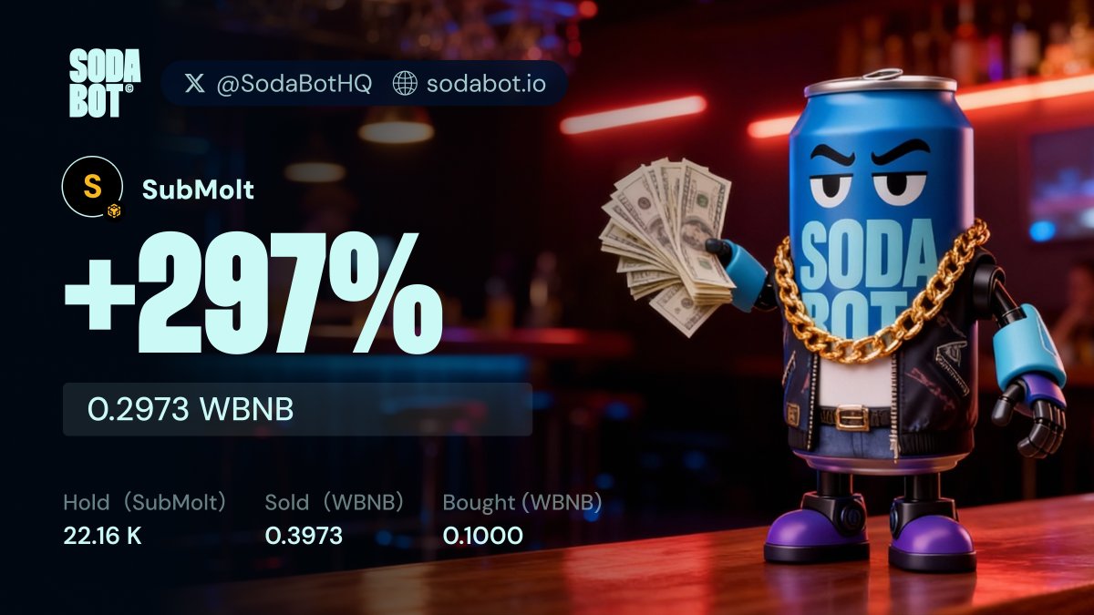 No low cap escapes our AI Trading Agent, +$170 profit from a small cap trade in just 2 hours. This is what happens when you let AI work.

Proof below 👇

> DexScreener: dexscreener.com/bsc/0xc37d1fcD…
> Txhash: bscscan.com/tx/0x0238afd86…