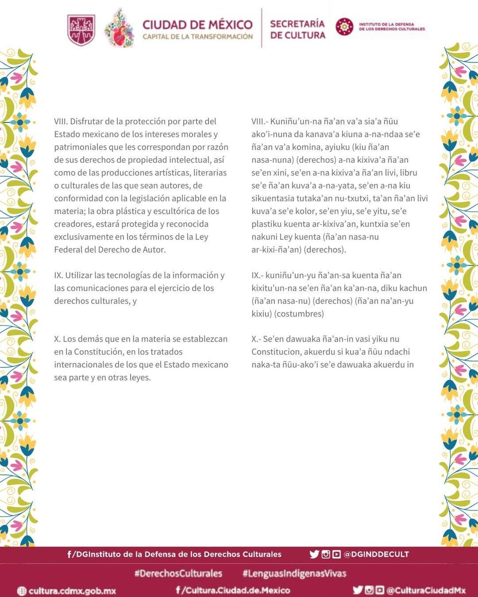 Instituto de la Defensa de los Derechos Culturales tweet media