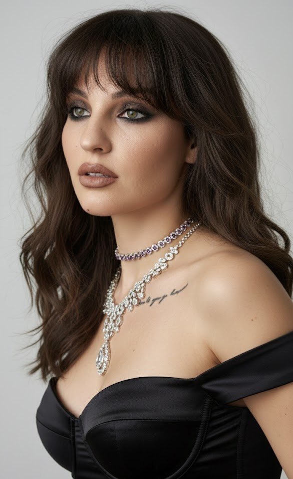 A night hidden in the silence of elegance, in the depth of gazes... May all the beauty that passes through your heart accompany your dreams. 

Good Night, X Family 🖤🌹