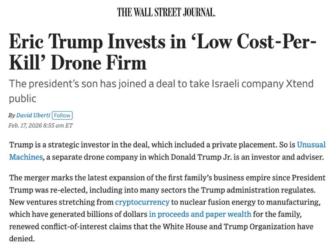 It’s the most corrupt presidency in America history.