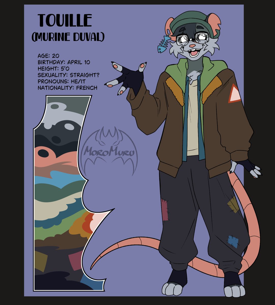 After 500 years, here he is, that rat y'all seem to like 🙄/silly

i think he got at least the 3rd best redesign out of all the nightmares (rabie being on top)

#PromiseinShacklesAU #SmilingCrittersAU #NightmareCritters #Touille