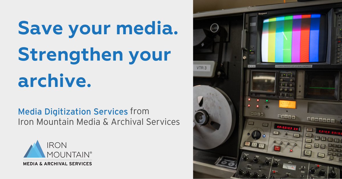 Iron Mountain Media & Archival Services tweet media