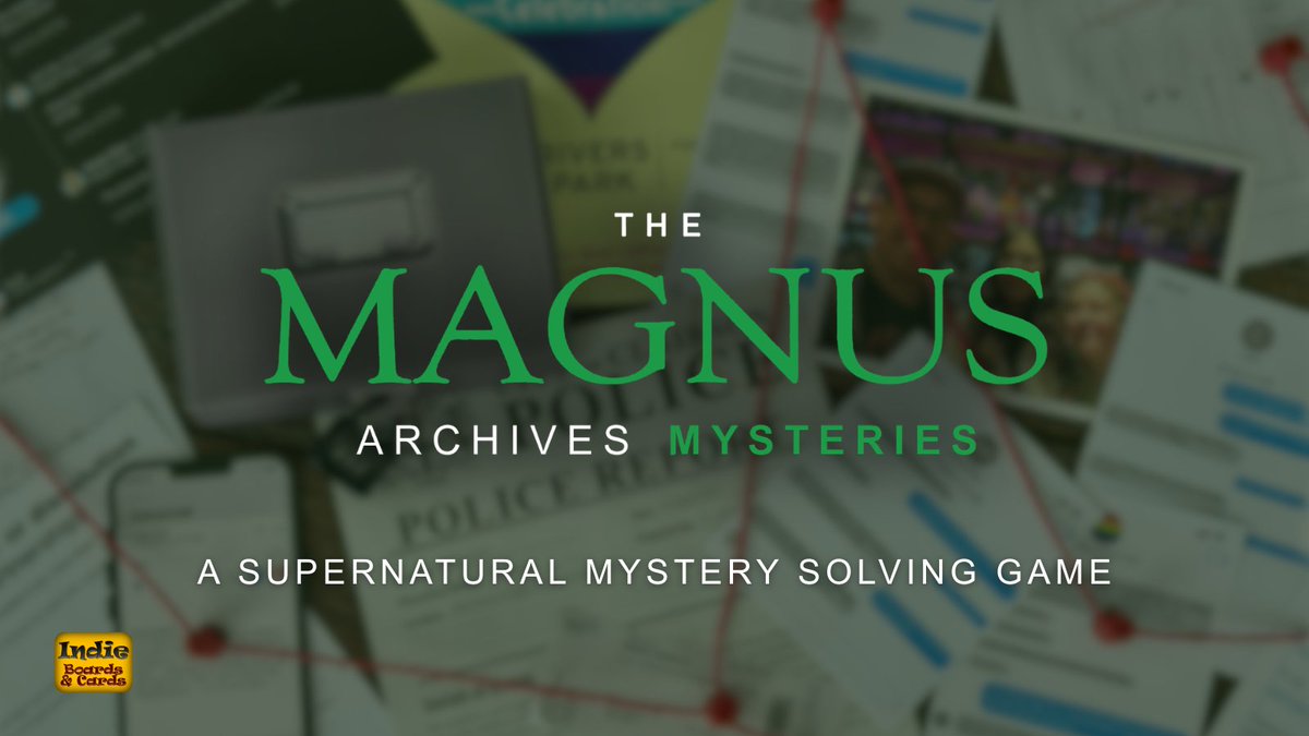 Immerse yourself in the world of #MagnusPod with The Magnus Archives Mysteries by <a href="/IBCGames/">Indie Boards and Cards</a> coming soon to Kickstarter.
Become an archival assistant and investigate 6 new statements. Read the evidence, connect the dots and uncover the truth!
Find out more: rustyquill.com/mysteries