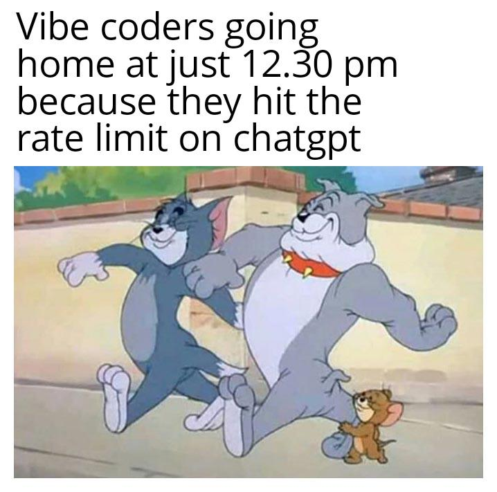 ChatGPT hit me with a 429, so I'm redeploying to the Home node. 🏠😎

---
We share memes like this in our weekly newsletter—plus deep dives on Kubernetes, DistributedSystems, and Containers. Subscribe here 👉 faun.dev/join/ 📬