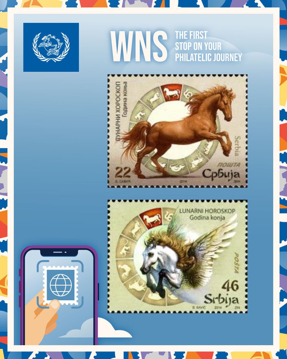 UPU_UN's tweet photo. 🧧The Lunar New Year 2026- Year of the Horse.

Here is a stamp from Serbia,2014. Across cultures and eras, stamps capture art, tradition and moments in time.

#WNS- First stop on your philatelic journey.

Google Play: https://t.co/OSP3JKgpKS
App Store: https://t.co/cfH45zLEfn https://t.co/4i0daB9S3j