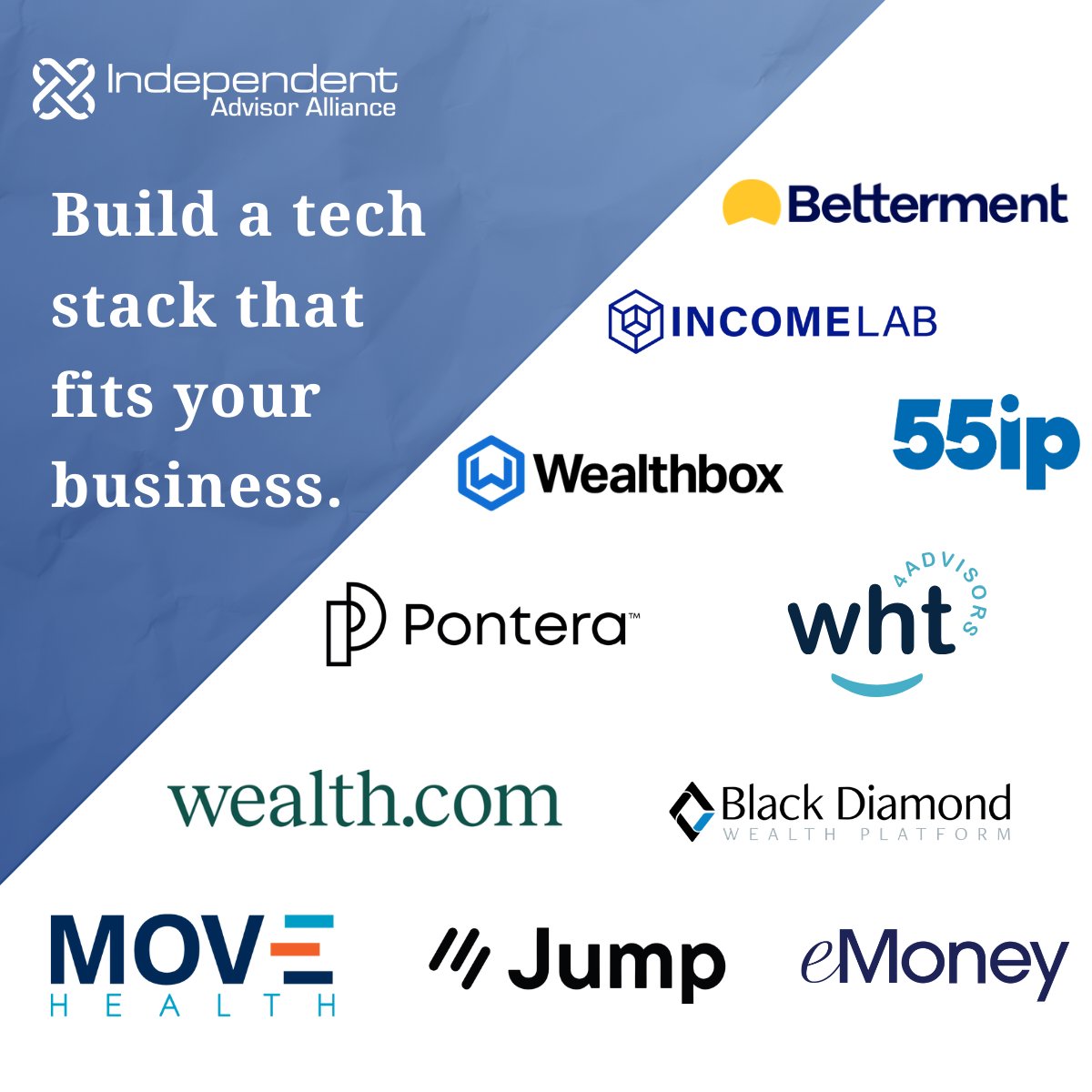 The right tech stack changes everything.

IAA helps advisors build a technology ecosystem that supports growth, efficiency, and better client experiences.

See what’s available:
👉 hubs.la/Q0439Gqb0

#WeAreIAA #AdvisorSupport