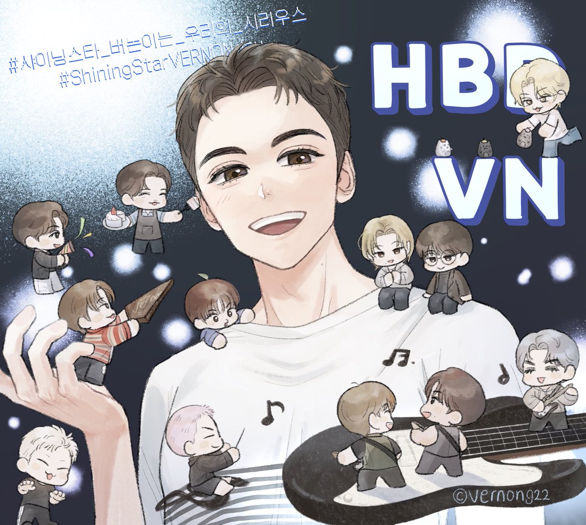 항상 빛나는 사람인 너의 모든 순간이 앞으로도 사랑으로 가득하길
버논아 생일 진심으로 축하해 🩷🩵

#샤이닝스타_버논이는_우리의_시리우스
 #ShiningVERNONday