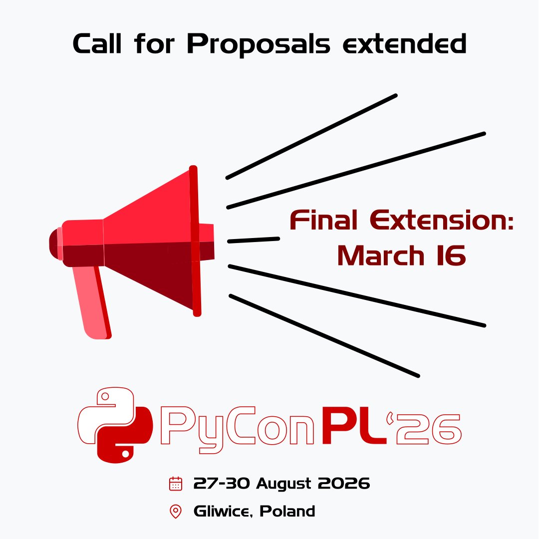 PyCon PL tweet media