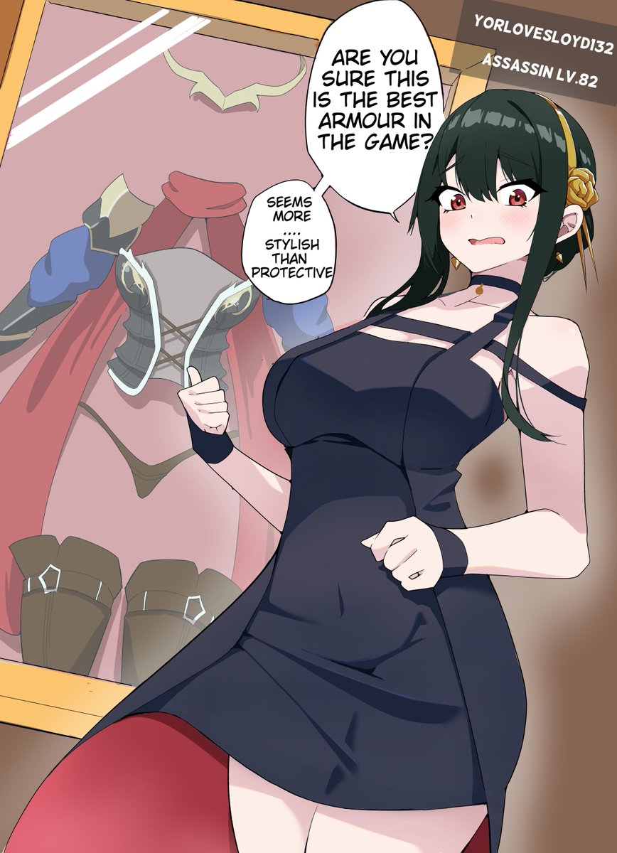 KuraidD's tweet photo. Yor in a JRPG https://t.co/b7rjNOnxox