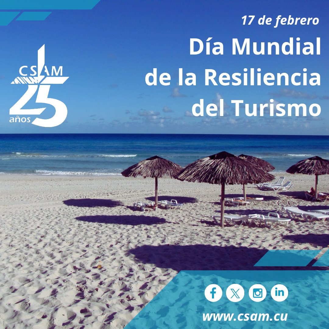 CsamMatanzas's tweet photo. ✅¿Puede existir el turismo sin un entorno saludable? 🏝️🛡️

💪🏻Desde el #CSAM, trabajamos cada día para que nuestras playas, arrecifes y humedales sean la mejor defensa ante el cambio climático🍃. 

📍🌐 https://t.co/1cGhZin9DW 
📲 +53 59992820‼️
.
.
.
#ResilienciaTuristica https://t.co/ndkwGZsbZo
