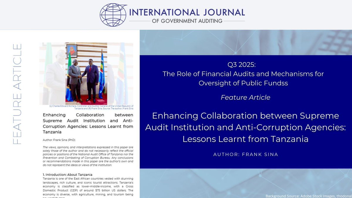 INTOSAI Journal tweet media