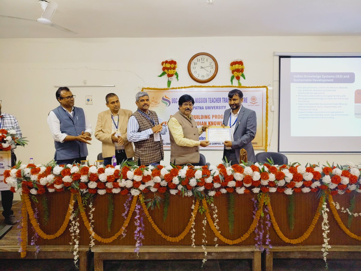 PatnaUniversit's tweet photo. Glimpses of day 2 of UGC Capacity building programme on integration of Indian Knowledge System in Curriculum at MMTTC Patna University (16-21 February 2026)
#IndianKnowledgeSystem #HigherEducation #UGC #CurriculumDevelopment #FacultyTraining https://t.co/uhzptLY9Ia