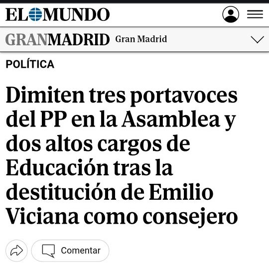 Vox se desintegra en Madrid.

Fuga de Liberales en Vox.

El partido en manos de la corriente falangista liderada por Buxade.

Vox al borde del Colapso en la Región.