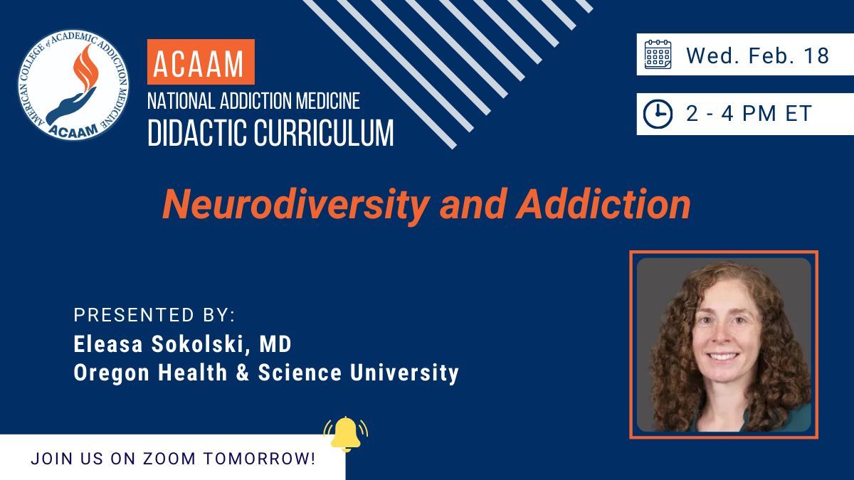 American College of Academic Addiction Medicine tweet media