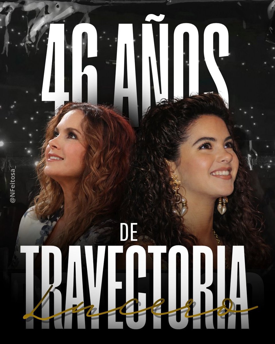 Hoy celebramos 46 años de una carrera extraordinaria. Una vida dedicada al arte, donde cada nota, cada interpretación y cada sonrisa ha dejado huella en los corazones de quienes la siguen.
Como cantante y actriz, ha sabido transmitir emociones profundas, llevando alegría,