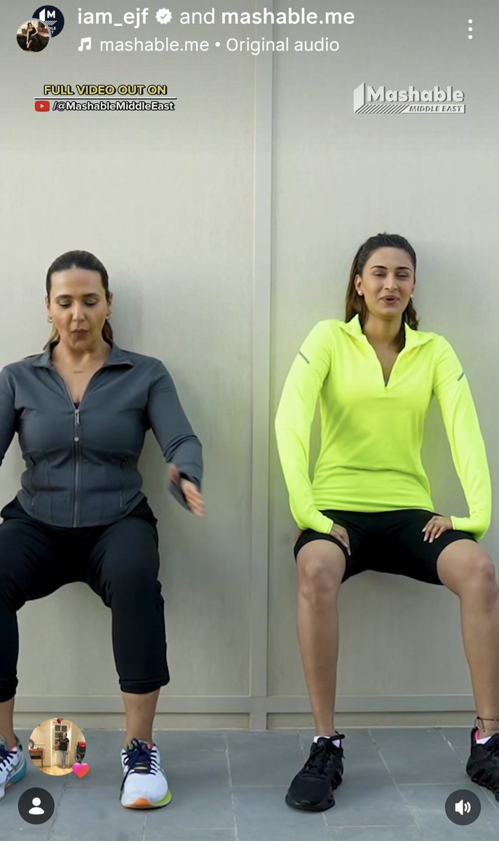 Love these mashable exercise routines and interviews. Gr8 going!😊
#EricaFernandes <a href="/IamEJF/">Erica J Fernandes</a>