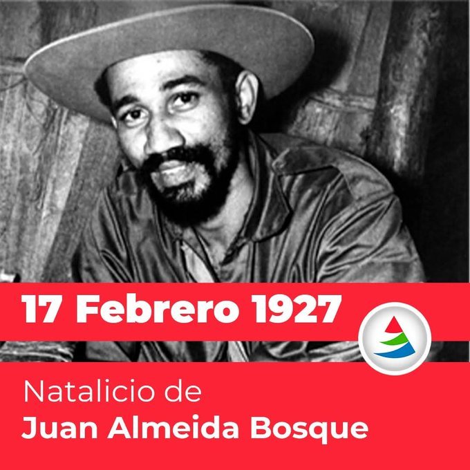 Almeida vive hoy más que nunca,su frase !Aquí no se rinde nadie! En los momentos más difíciles de la lucha, constituye hoy,la actitud de todo un pueblo dispuestos a defender su Revolución al precio que sea necesario.
#AlmeidaVive
#CubaEstaFirme