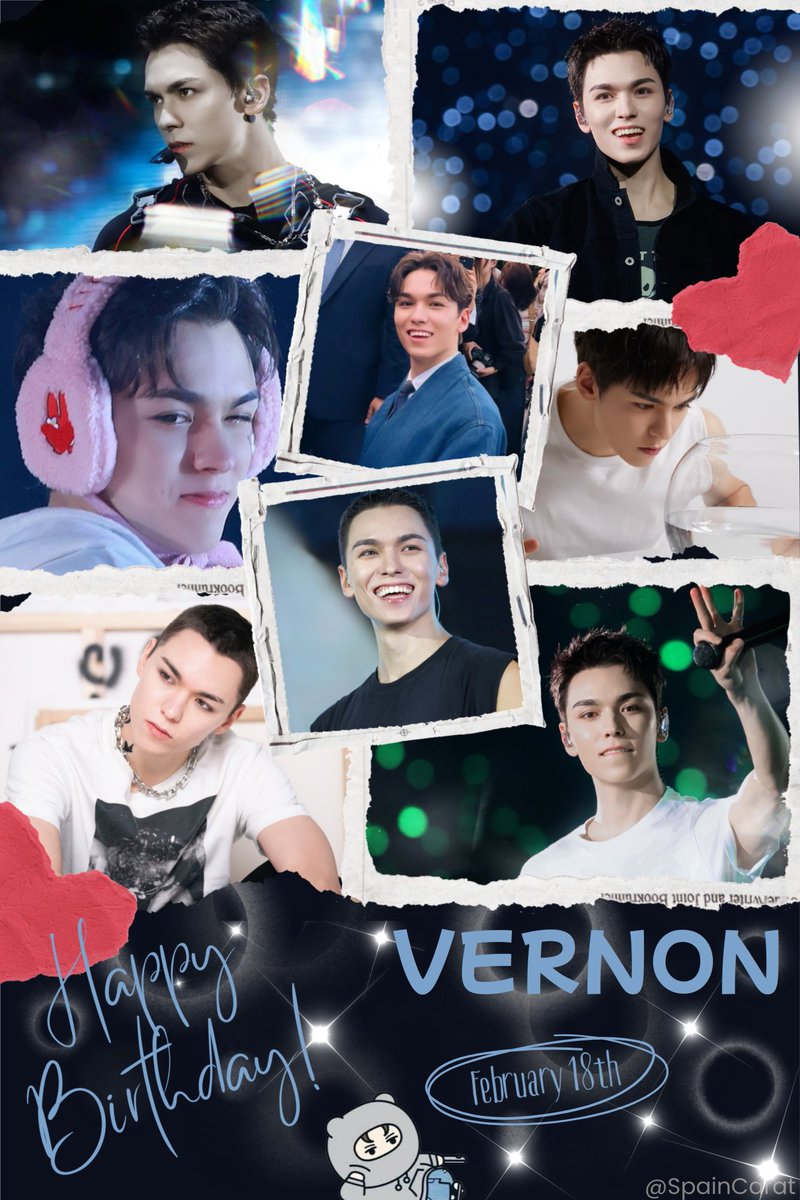 💌: Feliz cumpleaños a nuestro Vernonie 🐻‍❄️ 🩷
Gracias por ser parte de SEVENTEEN.
Gracias por tu manera tan sincera de estar en el mundo y por tu forma tan única de expresar lo que sientes a través de la música.
Gracias por tu sensibilidad, por tus palabras honestas, por tu