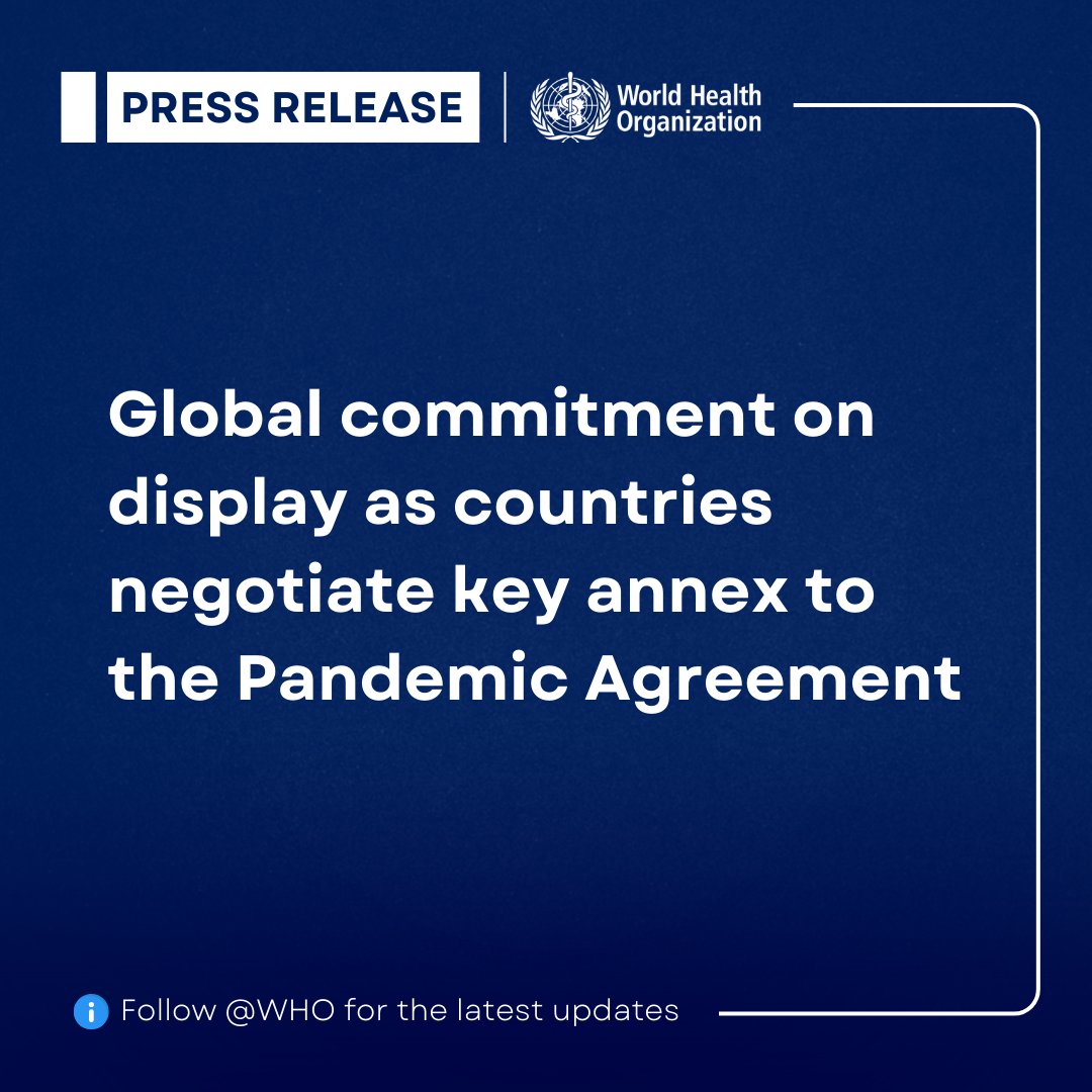 World Health Organization (WHO) tweet media
