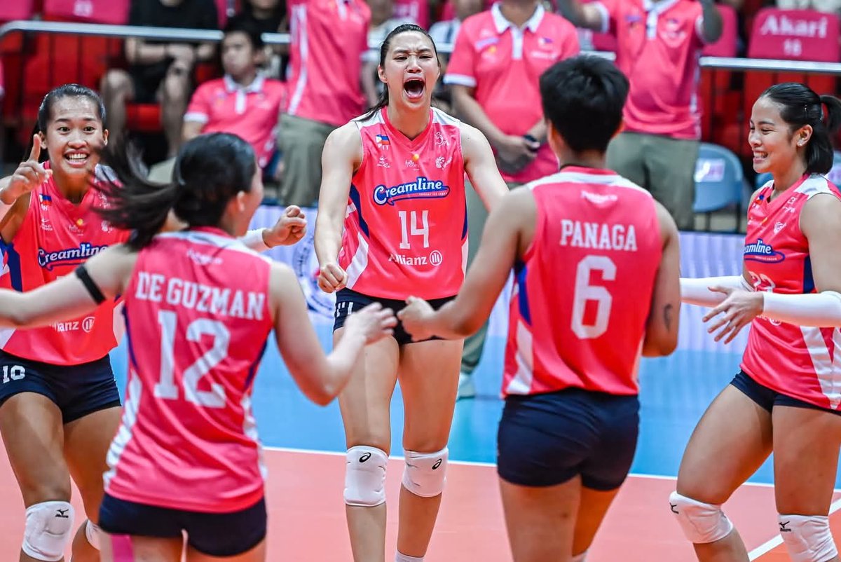 08jella23's tweet photo. Yeyyy! Congratulations, CREAMLINE! 🙌💖�� https://t.co/G2s6LtGoRS