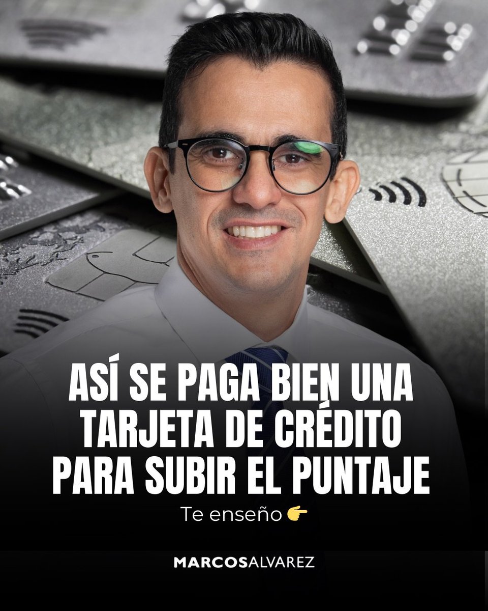 ASÍ SE PAGA BIEN UNA TARJETA DE CREDITO PARA SUBIR EL PUNTAJE: 🧵