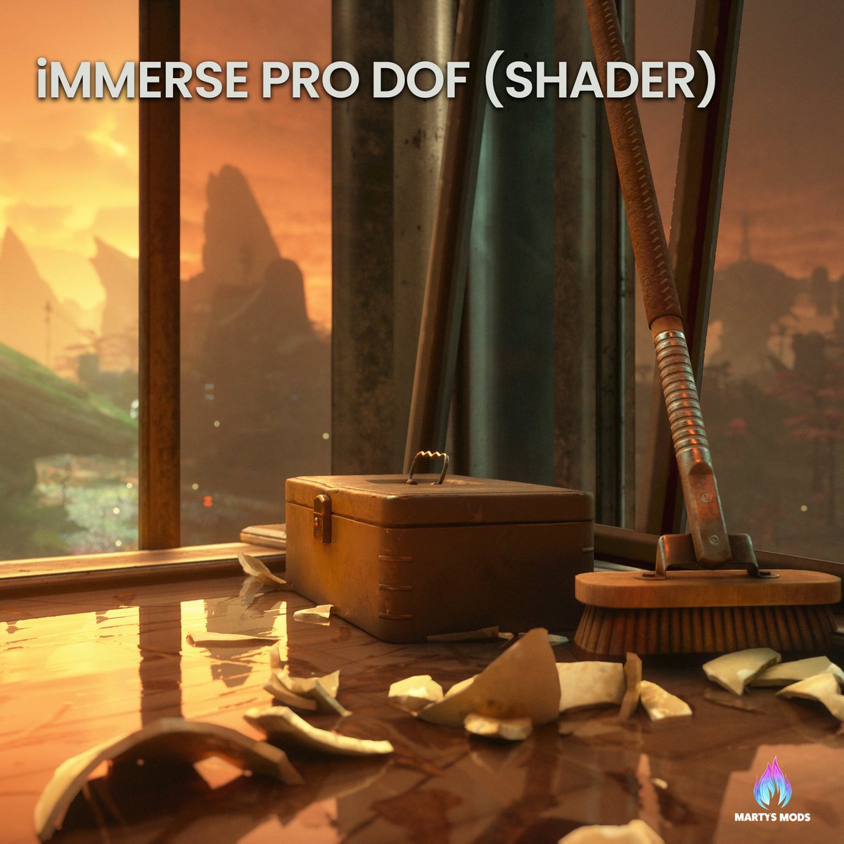 MartysMods's tweet photo. After our showcase of the upcoming Parallax DoF addon (https://t.co/GZL85jGDuQ), here's a little comparison between that and the new version of our Physical Depth of Field shader in the iMMERSE Pro pack.  

(1/2) https://t.co/vroth3ZWxV