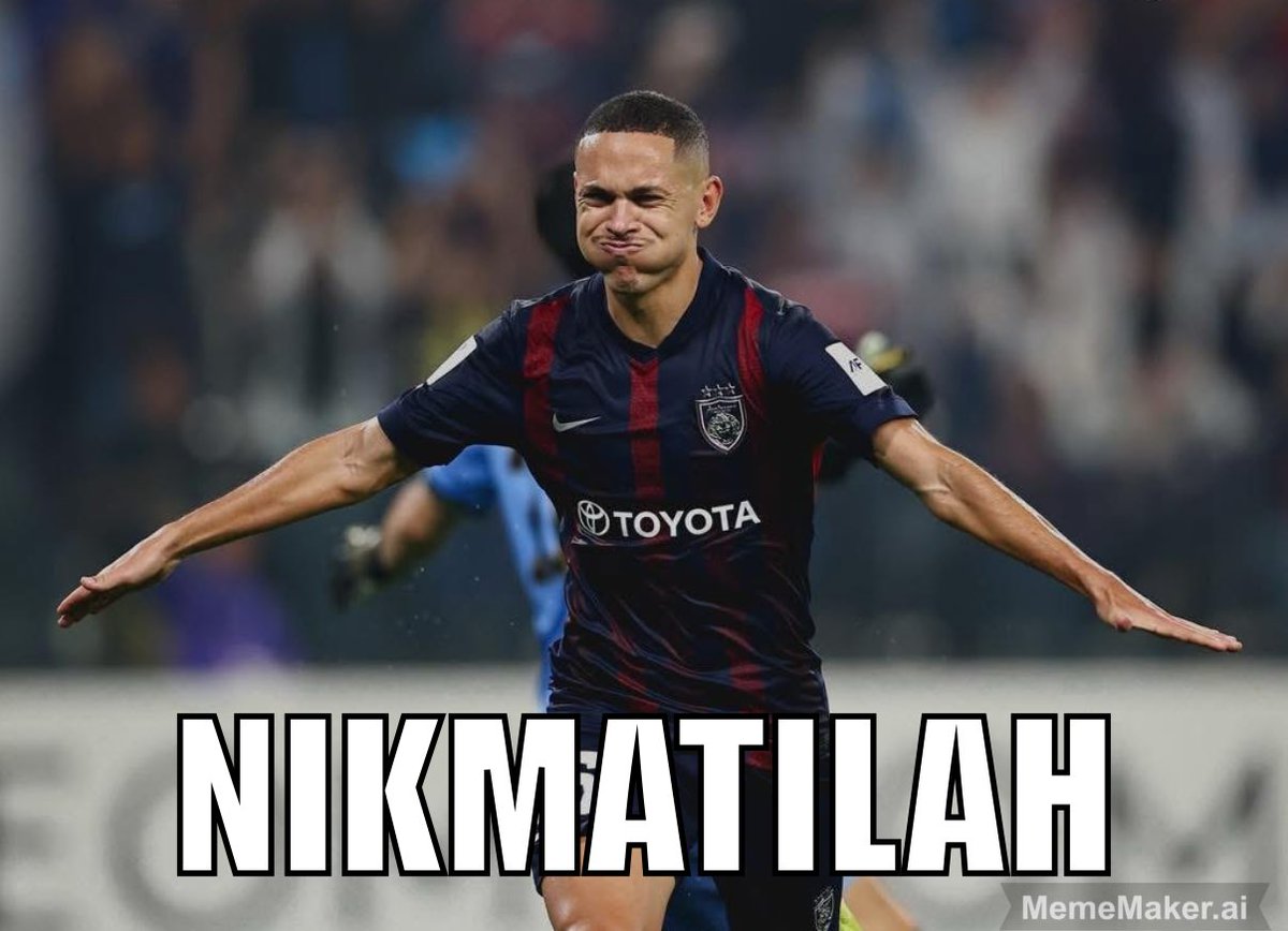 Nikmatilah bolasepak elit jenama
Johor Darul Ta’zim. #JDT #ACLE