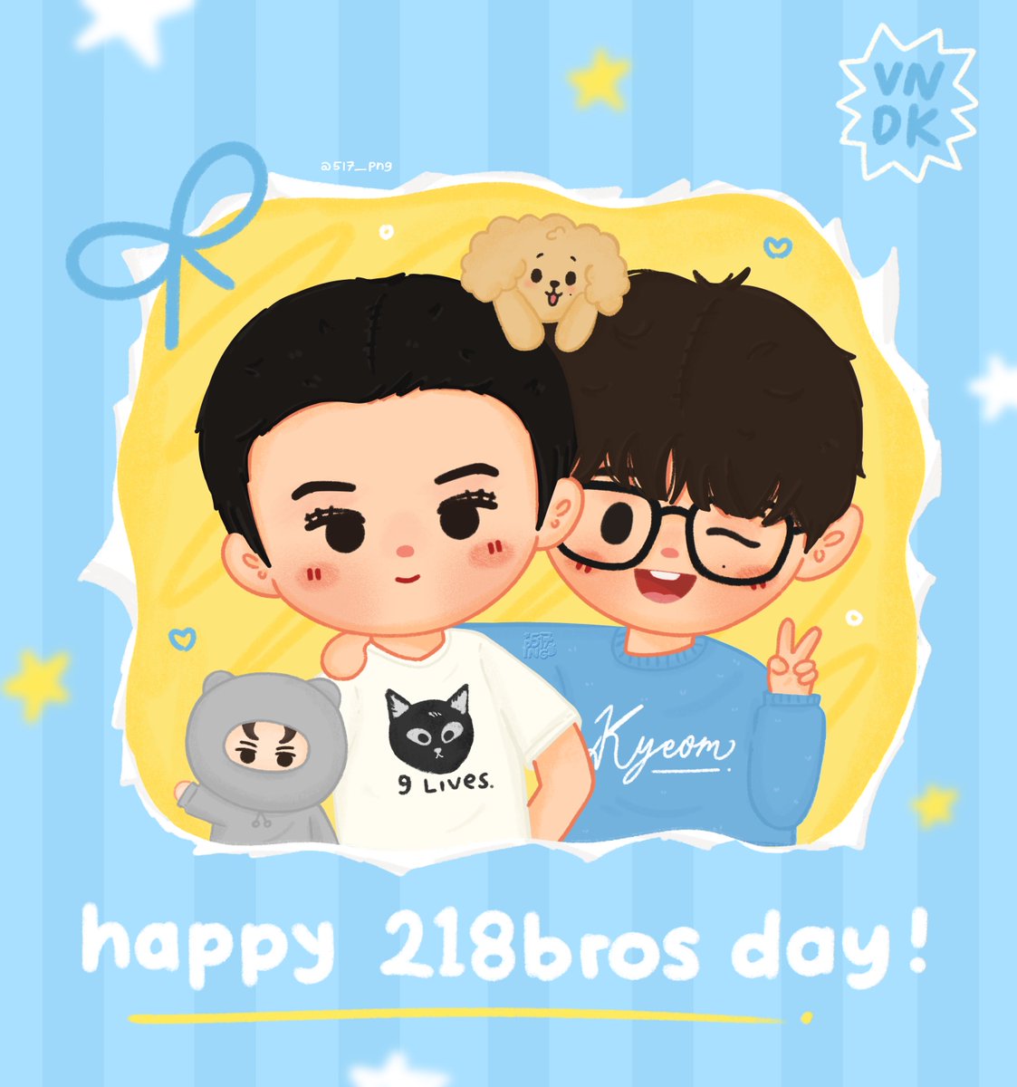 happy 218!! ⚔️🐻‍❄️🩵

#OurRockstarDKday
#ShiningStarVERNONday