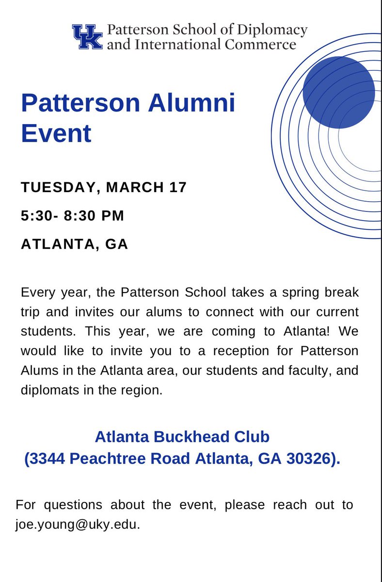 The Patterson School tweet media