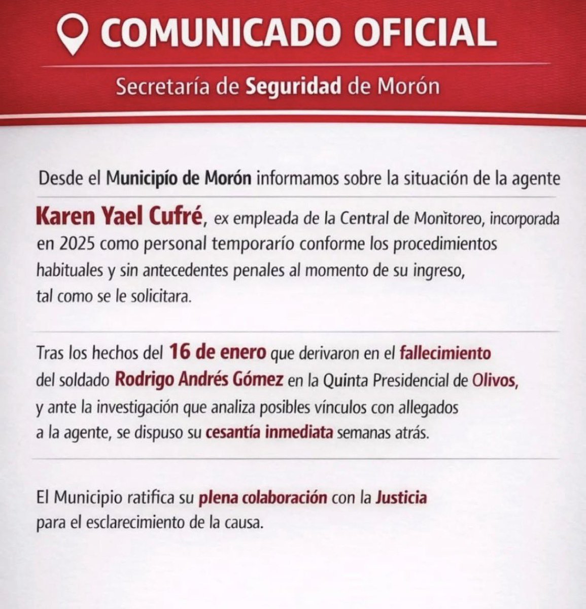 Entonces, después de que los kukardos hayan culpado a Milei del scidio del oficial en Olivos se conoció qué:

- Era extorsionado por una banda de presos que opera desde una cárcel de PBA porque Kicillof les permite tener celulares.
- Una de las extorsionadoras, Karen Yael Cufré,