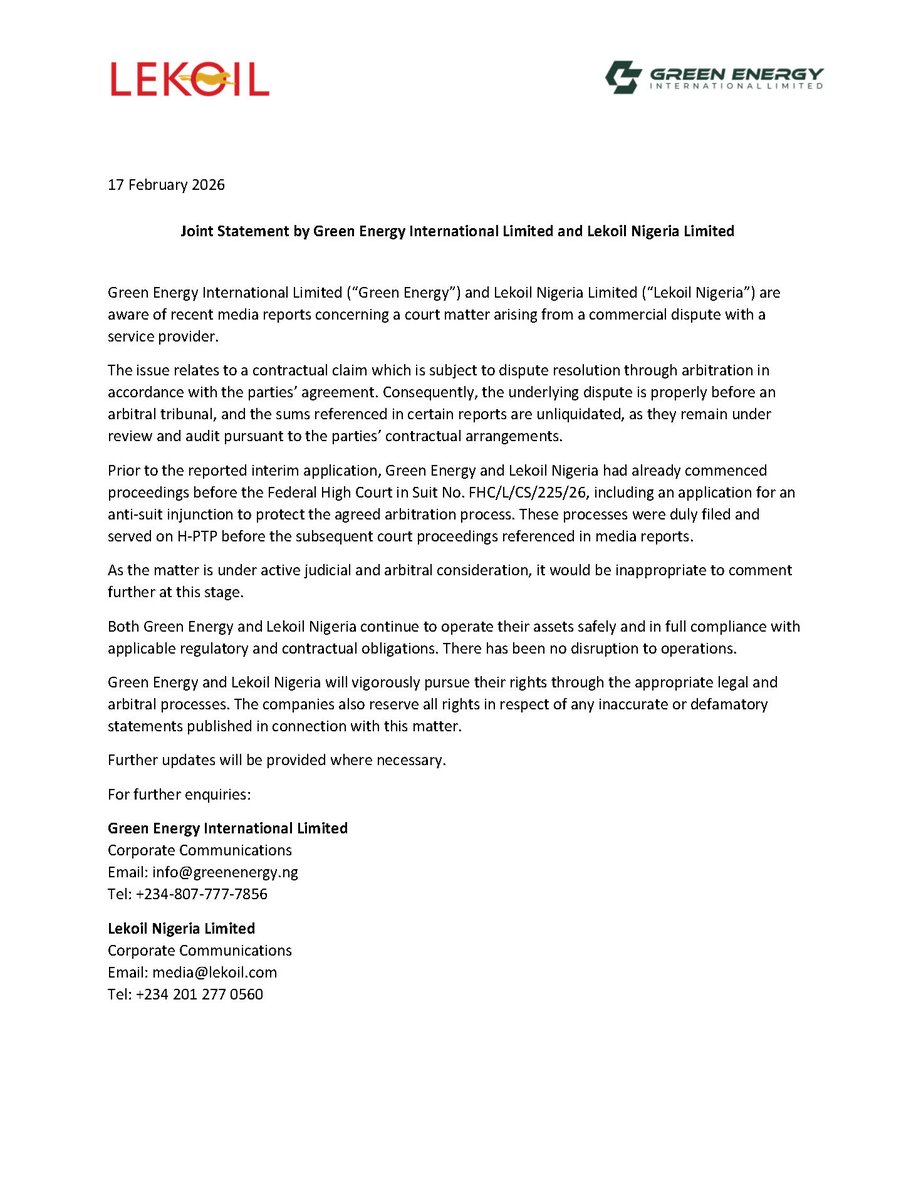 LEKOIL Nigeria Limited tweet media