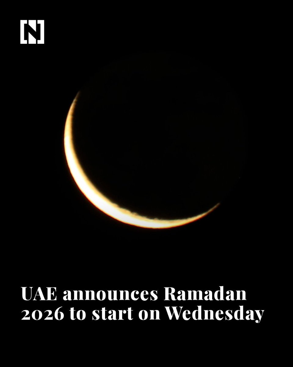 The UAE's Ramadan Crescent Moon Sighting Committee has confirmed that the first day of Ramadan 2026 in the Emirates will be Wednesday, February 18, after sighting the new crescent moon.