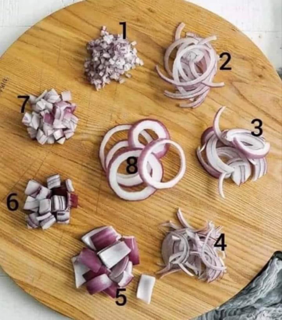 Favwontmiss's tweet image. How do you slice your onions?