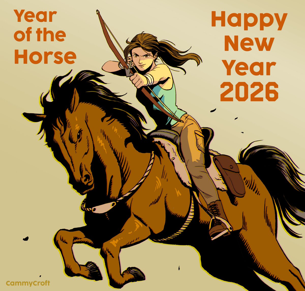 🎆🎇🎆🎇Happy Lunar new year 🎇🎆🎇🎆- Year of the Horse 2026
"Ngựa phi nước đại, việc đại thành"
🥳Wishing you swift and great success in 2026🥳
#LaraCroft #YearOfTheHorse #TombRaider