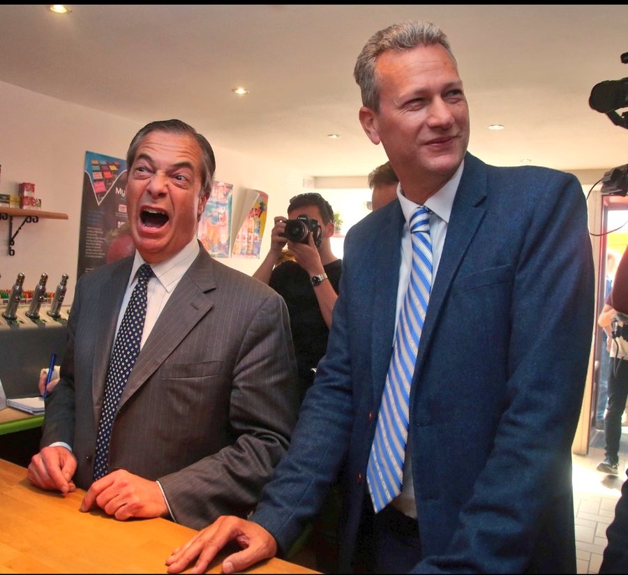 Parody Nigel Farage tweet media