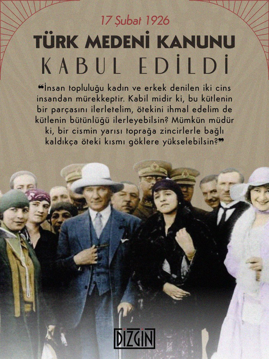 Türk Medeni Kanunu 100 Yaşında!