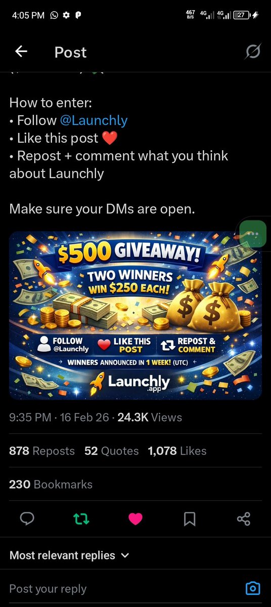 EmmanuelAb1077's tweet image. All task completed ✅

Here is my comment:

Good foundation so far. What will truly define #Launchly is execution, clarity, and how well it nurtures its community.