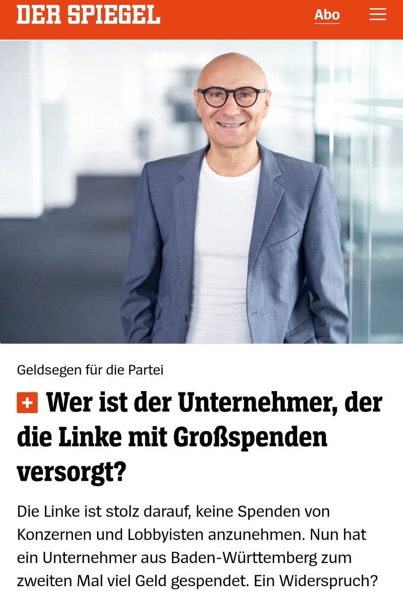 Bild vergrößern

Unternehmer Fostiropoulos von "alfatraining" fühlt sich von Gysi inspiriert und spendet großzügig an "Die Linke"! Man muss nicht verstehen, was in den Köpfen von solchen Menschen vorgeht. Eines ist aber sicher: die Zukunft unseres Landes interessiert ihn nicht!