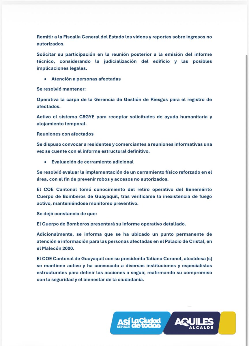 COMUNICADO OFICIAL |