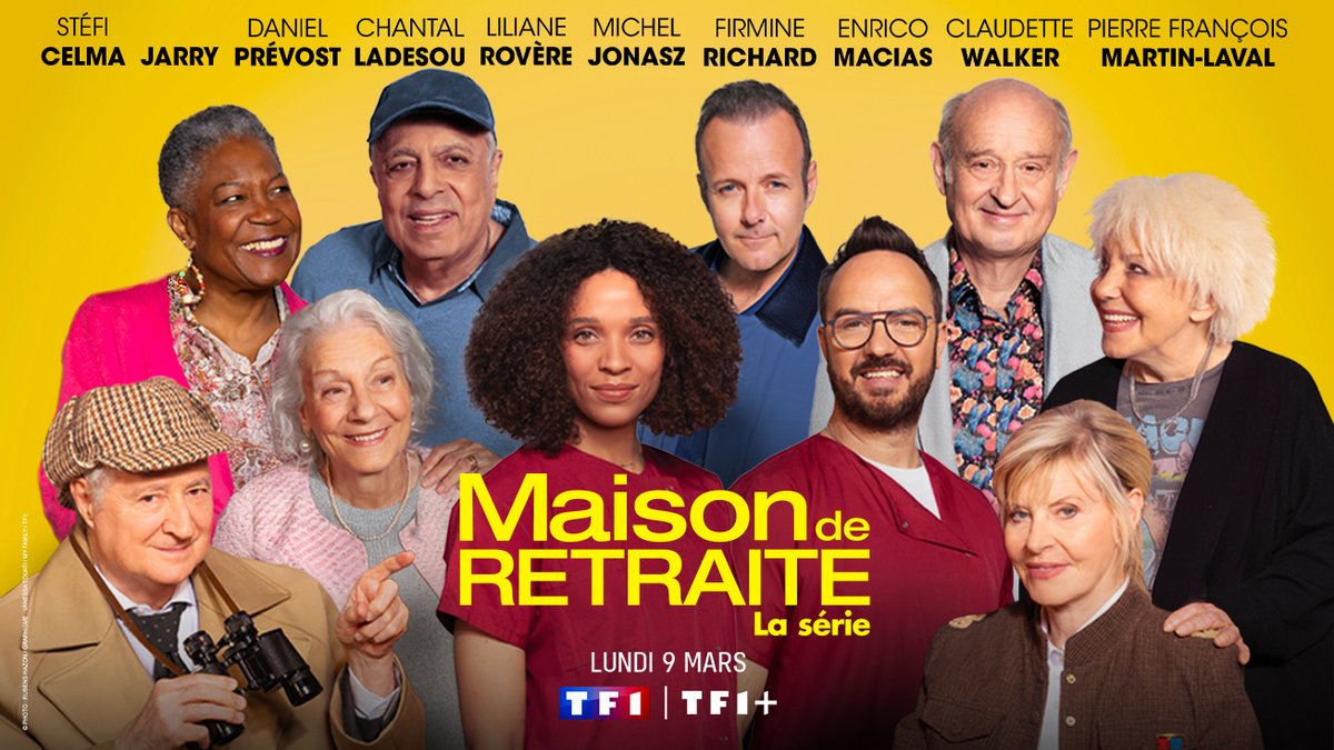 #Annonce <a href="/TF1/">TF1</a> 

Le foyer Lino Vartan accueille pour la 1ère fois des ados en TIG... mais c’est la guerre des générations ! Nos résidents hauts en couleurs refusent de partager leur paradis !

🔴 inédit. MAISON DE RETRAITE, LA SERIE dès le lundi 9 mars à 21:10 sur TF1 et <a href="/tf1plus/">TF1+</a>