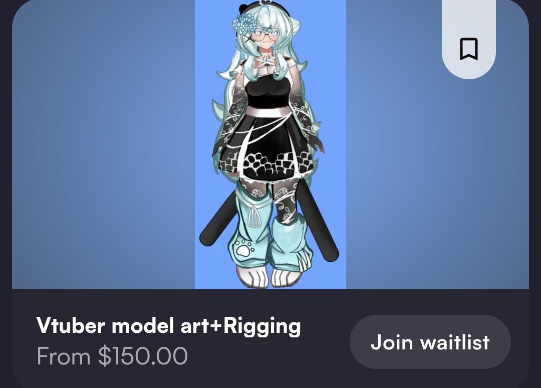 Alongside my vtuber raffle
I'll be opening 1 or 2 slots on my vtuber model art+rig service

And as a note, it is 150$ for everything, meaning a full body vtuber model art and the rig and 3 toggles

Waitlist is open 

#VGenComm