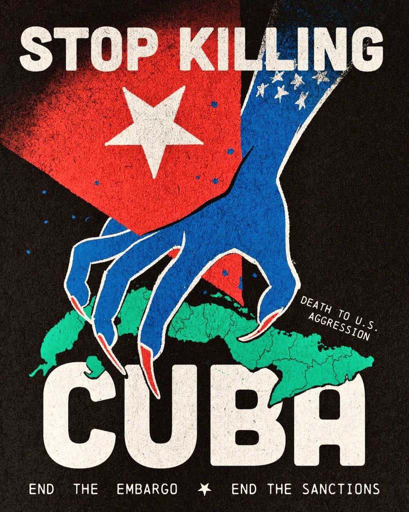 ¡El BLOQUEO a CUBA también es GENOCIDIO!